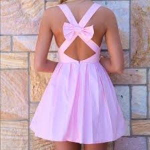 Baby Pink Skater Dress